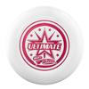 175g Ultimate Frisbee Training Disc for Competition - 1 Pack, White Red