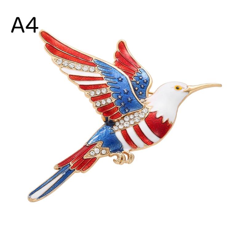 1Pcs Chinoiserie Blue White Porcelain Hummingbird Brooch Shiny Rhinestone Lapel Pin Unique Gift for Female Friends