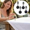 4 Pcs with Clip Table Cloth Weights Gravity Ball Heavy Duty Drapery Weights Outdoor Use