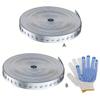 15m Galvanized Metal Strapping Punched Holes Metal Strap for Pipe Support and Sheet Metal Processing Fixing