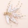 2020 New Bridal Red White Set Headdress Fairy Beautiful Flower Side Clip Hair Accessories Toast Clothing