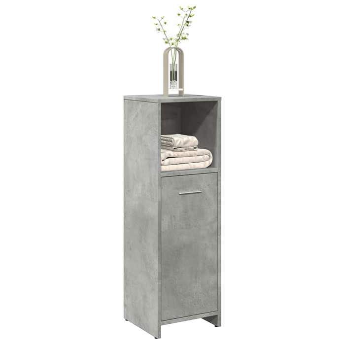 VidaXL Bathroom Cabinet Concrete Grey 30x30x95 Cm Chipboard, Bathroom Storage Cabinet, Bath Cabinet, 856032