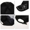 Fashion Women Rhinestone Butterfly Baseball Hat, Shiny Satin Sun Cap with Crystal Brim Decoration, Adjustable Elegant Casual Peaked Visor Hat
