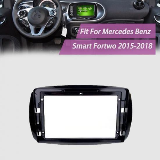 

Автомобильная панель-рамка для магнитолы для Mercedes Benz Smart Fortwo 15-18