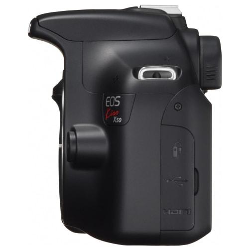 [Produs recondiționat] Aparat foto digital SLR Canon EOS Kiss X50 Body Black KISSX50BK-BODY (Produs recondiționat)