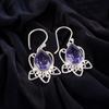 Natural Iolite Gemstone 925 Sterling Silver Elegant Jewelry Earrings For Wedding EE-40-7