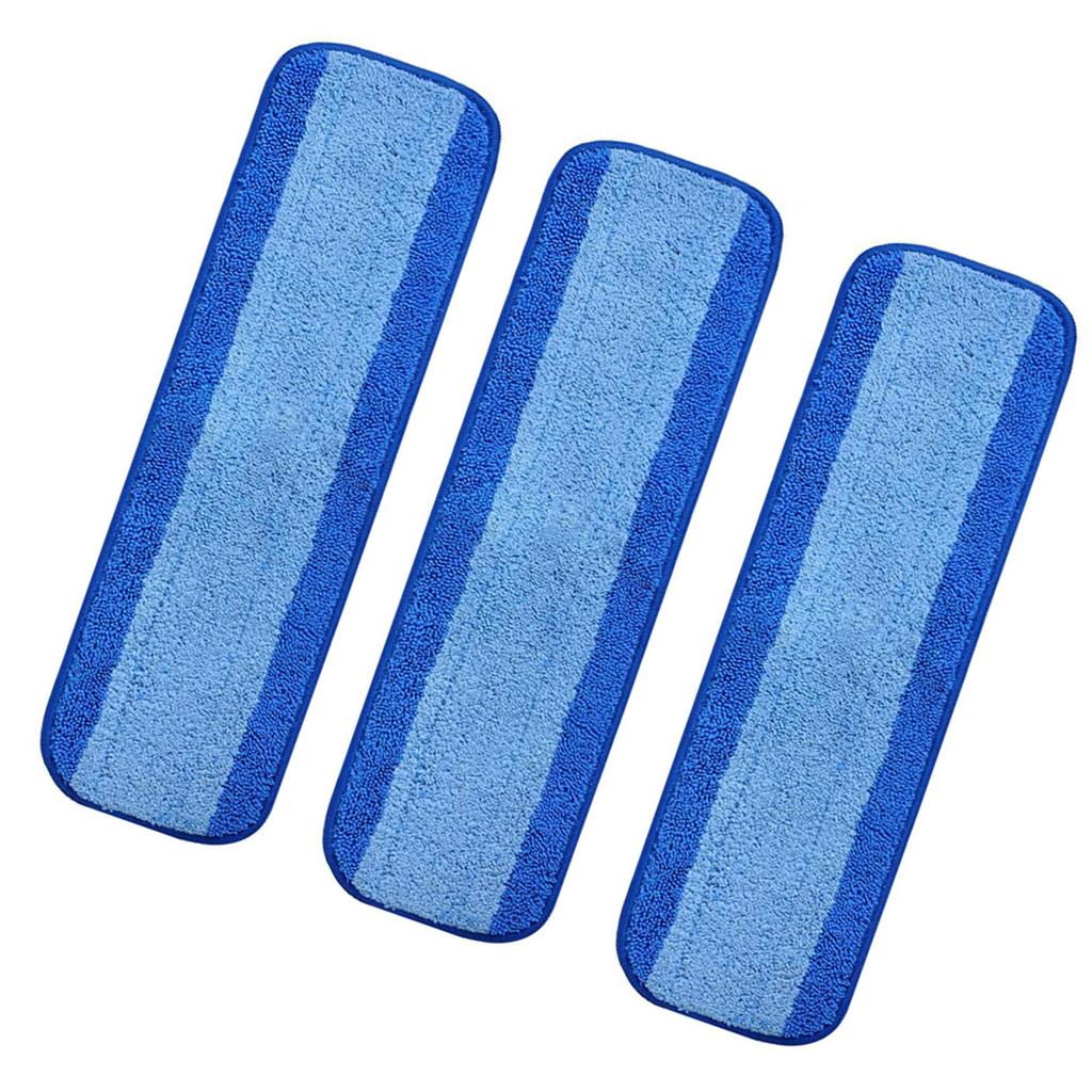 3Pcs Microfiber Mop Pads for Bona Mop 18 Inch Refillable Washable and Reusable Floor Cleaning Pads