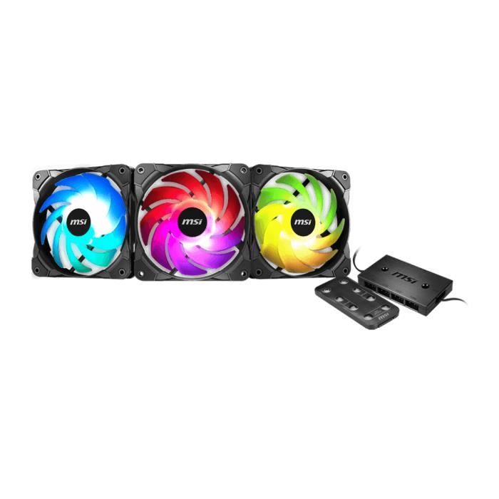MSI Max F12A-3H - 3 X Ventilateurs ARGB + Controlleur