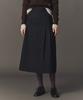 AHWE Wool Blend Tucked Skirt_D Navy