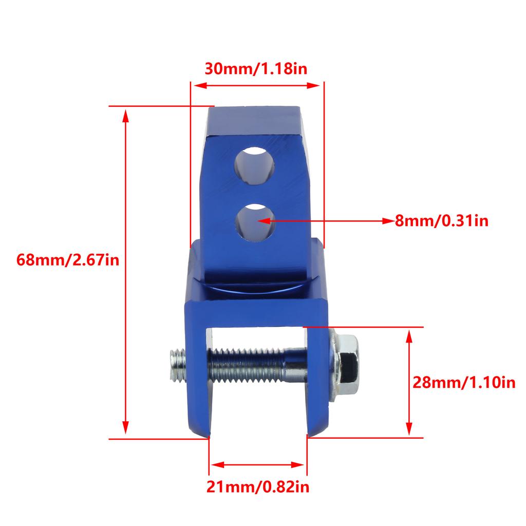 Spirit Beast Scooter Shock Absorber Extension Cable Motorcycle Metal Rear Universal Aluminum Alloy Accessories With Screw Enduro