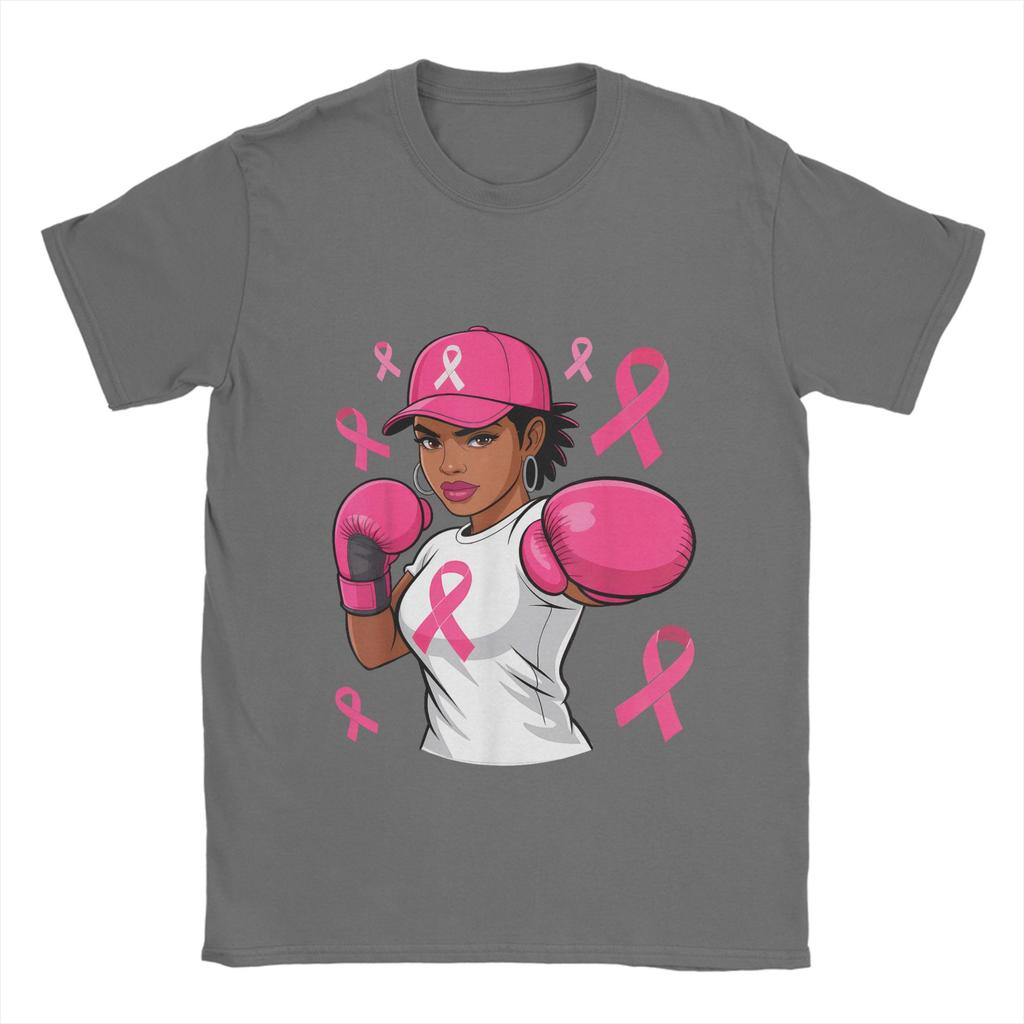 Fight Is Our Fight Breast Cancers  T Shirt Summer  Fashion T-Shirts Men Cotton O Neck Oversize Tees Short Sleeves Tops