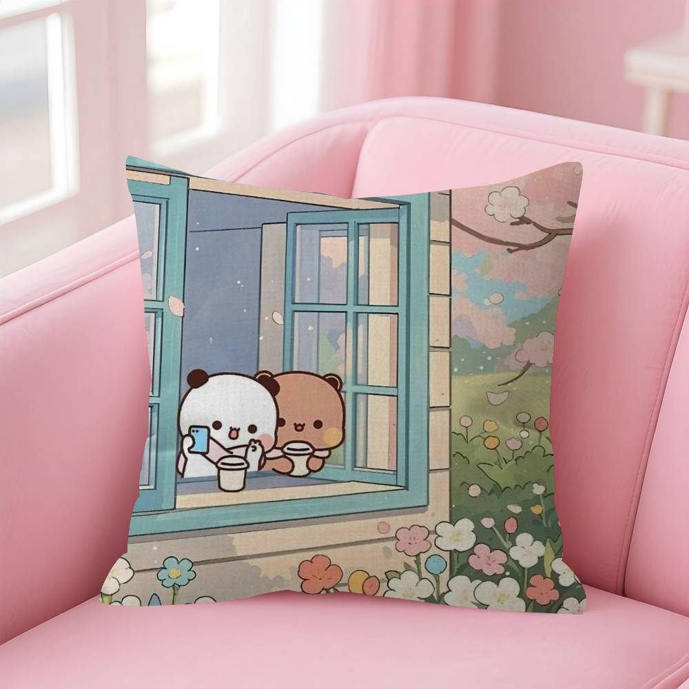 Cartoon Bubu And Dudu Pillow Cover Sofa Cushion Cover Home Room Decoration Children Gift