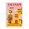 Visit Vietnam Tourist Travel For Vintage Poster Canvas Stickers Saigon  Metal Vintage Home Bar Customize Bar Tin Sign Poster