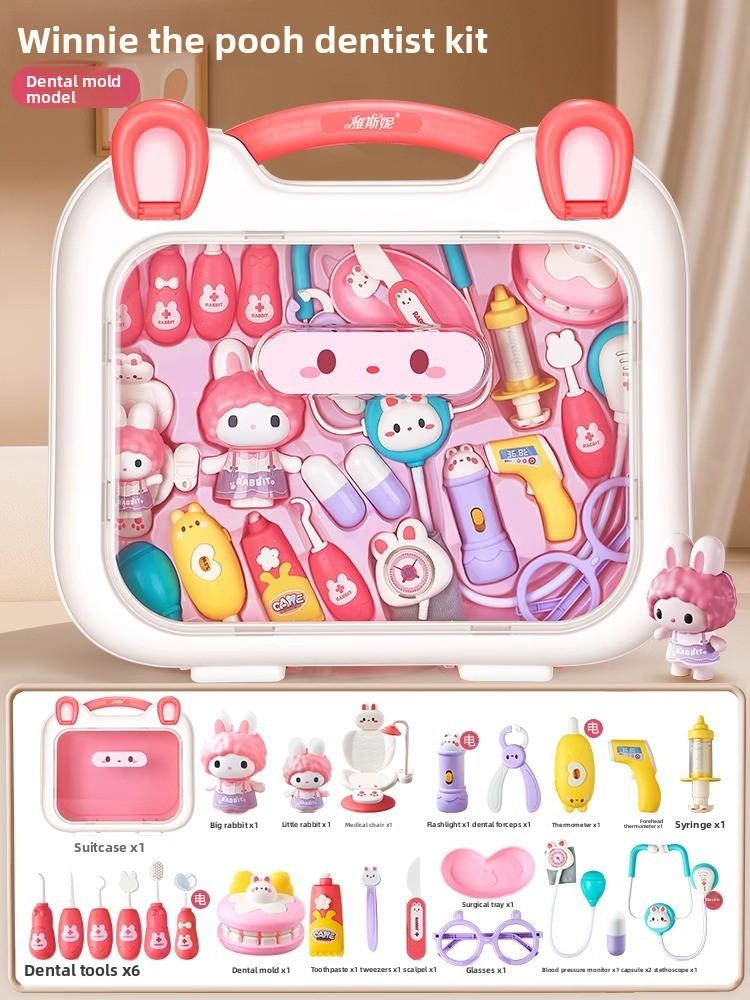 

Children Doctor Pretend Play Set Dentist Nurse Medical Kit Stethoscope Syringe Kid Fulfill Imaginative Acting Career Exploration
