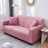 Sectional Sofa Covers for Living Room Stretch Pets Corner L Shape Seat Covers Pink 1 2 3 4 Seater Couch Cover Couch Slipcover