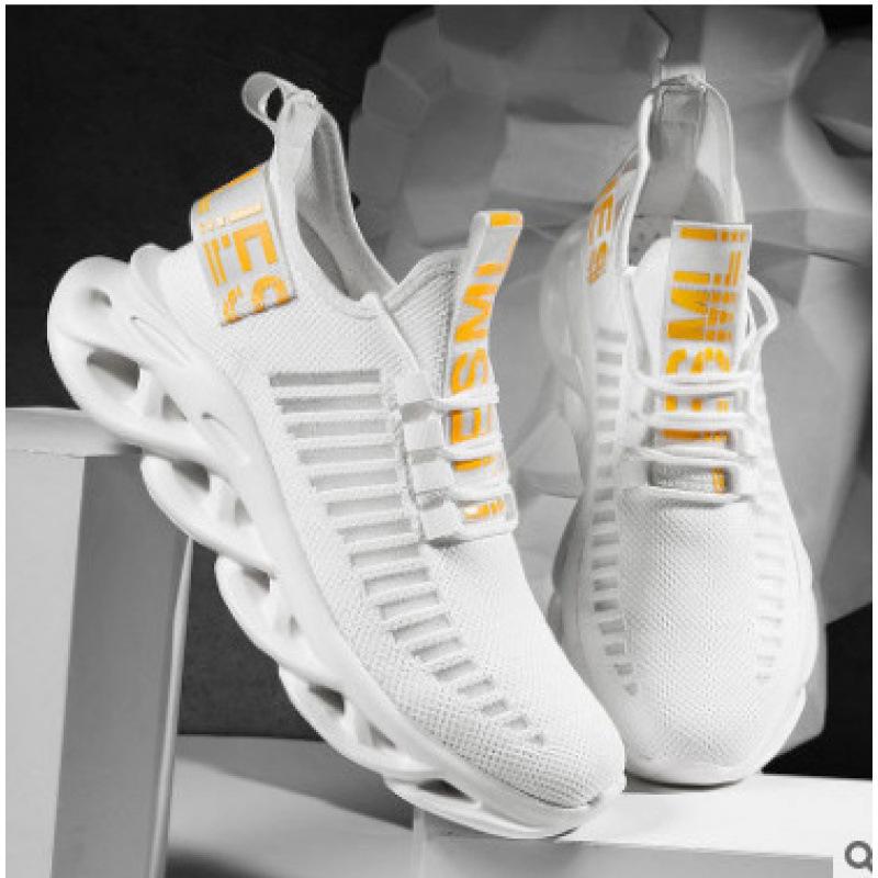 

2025 Европейская и американская летняя обувь больших размеров, дышащая мужская обувь, летающая плетеная сетчатая обувь, обувь Jinjiang Twist Tide 36