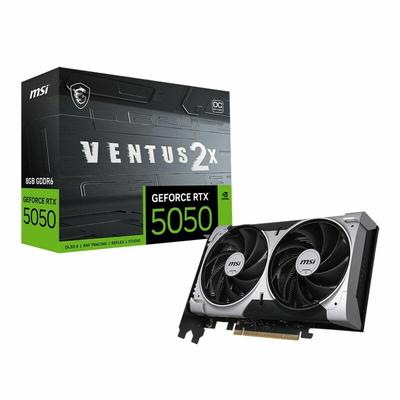 MSI GeForce RTX 5050 Graphics Card 8GB GDDR6 Neutral
