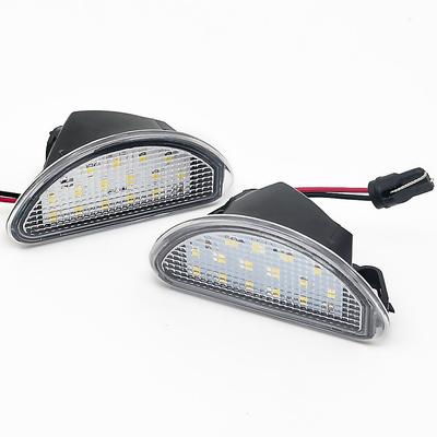 2 stücke 15 SMD LED Auto Auto Lizenz Nummer Platte Licht Lampe Weiß Zubehör Teile Für Toyota Aygo MK ICH 2005-2014 auto-styling