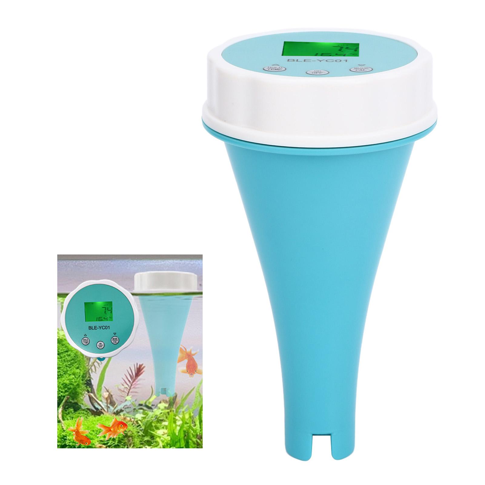 

Счетчик для тестирования воды 6 в 1 PH EC TDS ORP TEMP Ручка для измерения остаточного хлора в воде для бассейна зелёный