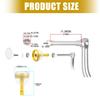 Acrylic Fishing Line Wheel Handle Knob Grip Baits Casting Reels Power Knob Fishing Reels Accessories Easy to Use
