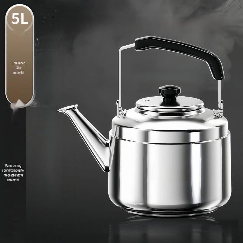 2025 Extra Thick 316 Stainless Steel Whistling Kettle, Large Capacity for Open Flame and Gas Stove