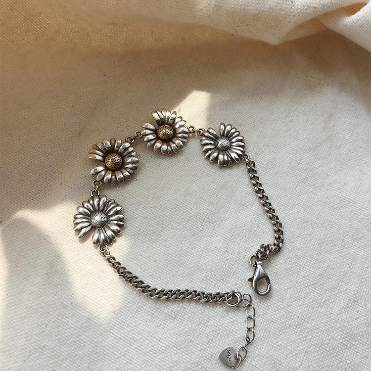 S925 Sterling Silver Korean Style Women's Bracelet - Perfect for Couples and Birthday Gifts