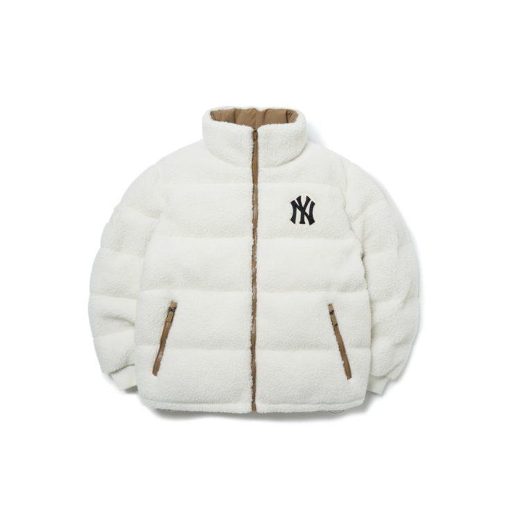 MLB Down Jacket Winter, Short Unisex White 3ADJR0116-50CRS