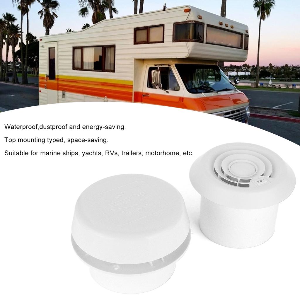 12V Roof Fan Ceiling Quiet  Ventilation Cooling Grille for Campers Motorhome Travel Trailer Van  Cooling Fan  Parts