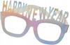 Papierowe Okulary Happy New Year 4 Szt.