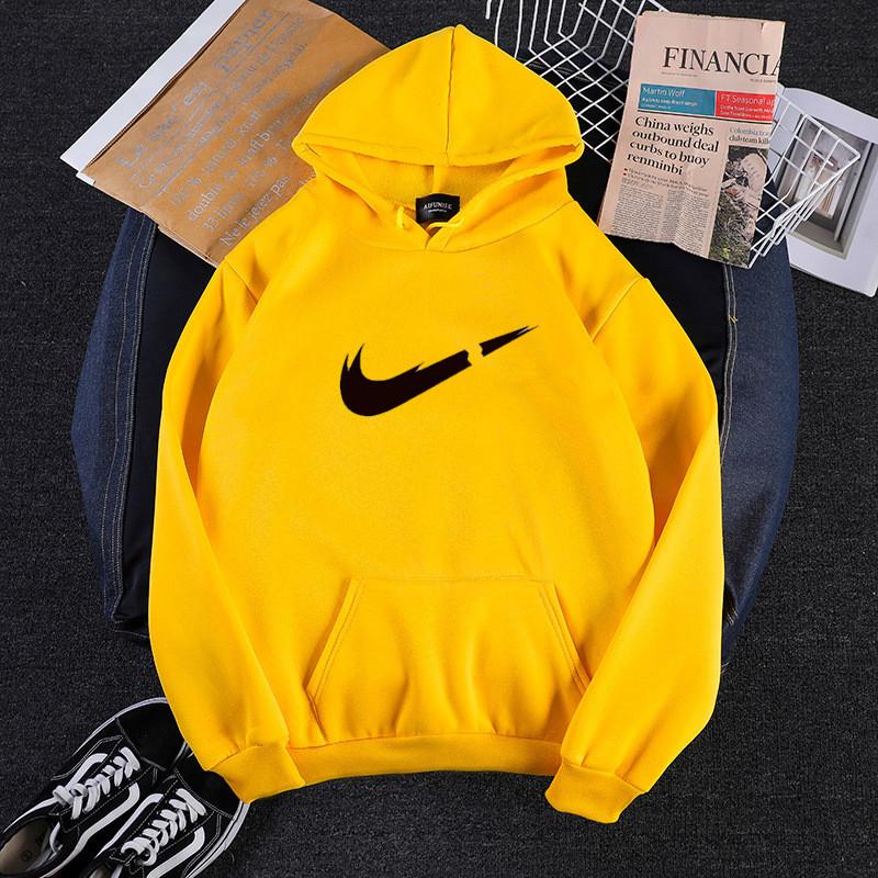 yellow nike sweater womens