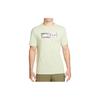T Shirts Men's Green Crew Neck Moderate Straight Fit DH7445-371