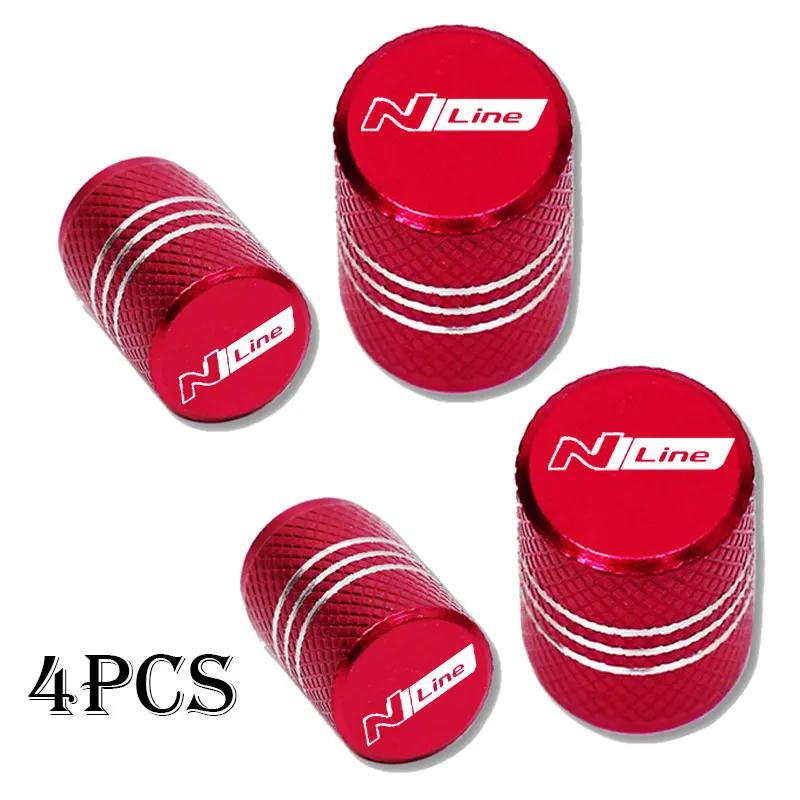 

Для Hyundai N LINE i30 i20 Sonata Tucson Elantra Автоаксессуары Колпачки вентилей колес автомобиля Защитные колпачки штоков шин Пыленепроницаемые Водонепроницаемые