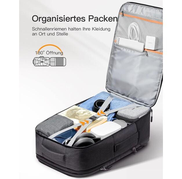 Рюкзак Inateck erweiterbarer Tragerucksack 46 schwarz (BP03006-black)
