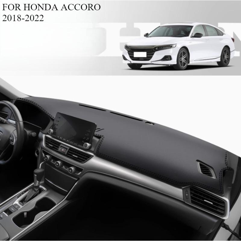 FOR HONDA ACCORO 2018- Car Dash Mat Dashmat Dashboard Mat Cover Sun Shade Dash Board Cover Carpet  Accessories