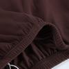 1116 Autumn American Retro Two-piece Set Women's Long Sleeve Waist Lace-up Irregular Top High Waist Casual Pants Set