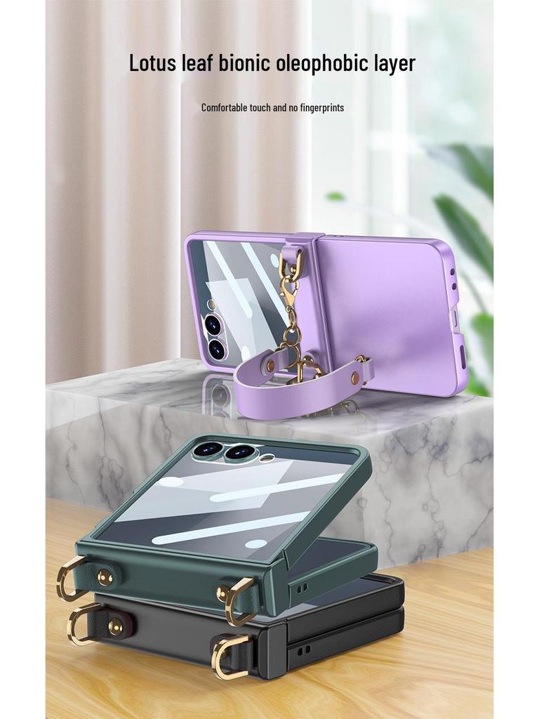 Samsung Z Flip7 Luxury Women's Phone Case with Full Hinge Coverage and Handbag Design