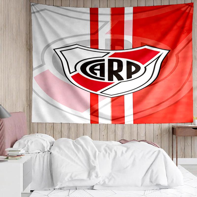 Club Atlético River Plate Tapestry for Bedroom Aesthetic Classroom Tapestries Wall Hanging for Living Room Dorm Office,Ideal Creative Gift