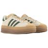 Adidas Gazelle Bold Magic Beige Collegiate Green Women's ID7056