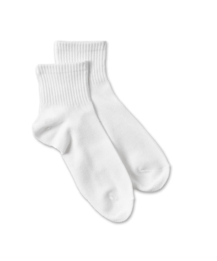 WEGO Simple Sizes Solid White Socks, Gift, Present, Pile, Women's, Classic, 23cm-25cm, Ankle,