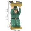 Simulated Kneel Down Resin Statue Model Spoof Tray Stand  Kids Birthday Gift