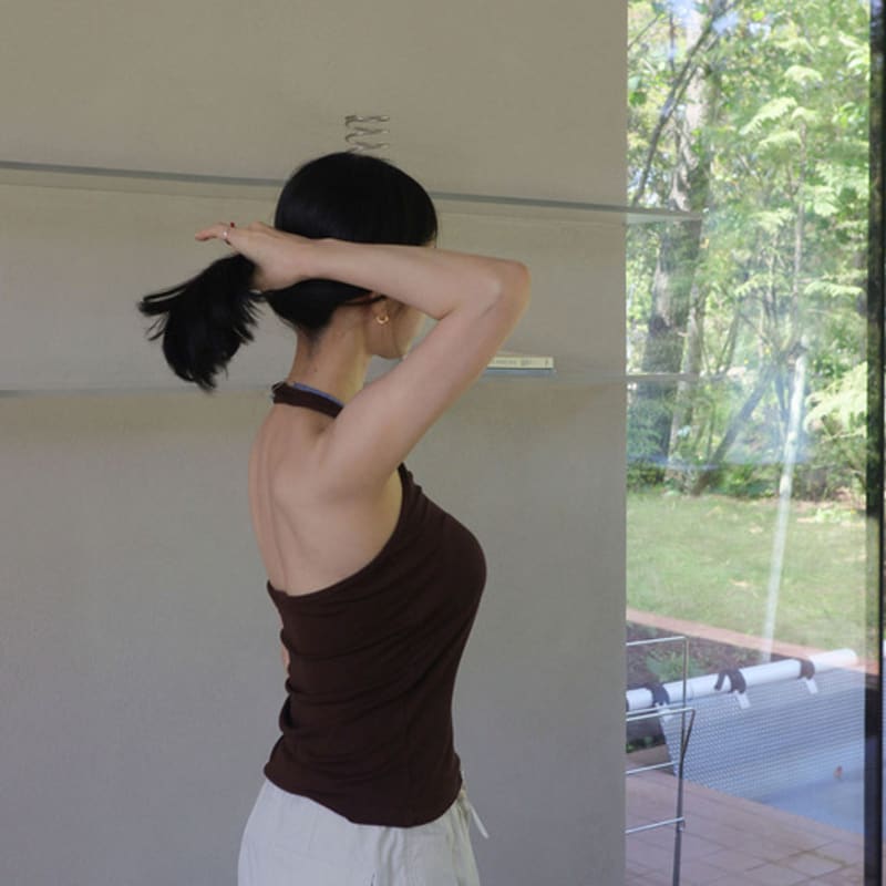 Modernlike 14k Gold-filled Silver Knot Ring One-touch Earrings