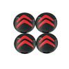 4pcs Car Wheel Center Hub Cap Cover Sticker Decals for Citroen C1 C2 C3 C4 C5 C-Elysee Cactus Picasso Xsara Berlingo DS3 DS4 DS6