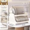 Kitchen Dish Drying and Storage Cabinet with Lid