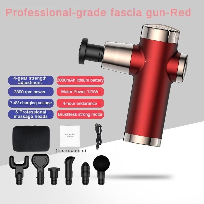 Mini Brushless Motor Multi Gear Adjustment Massager Muscle Relaxation Impact Fascial Gun Professional and Efficient Lithium Battery Massage Equipment