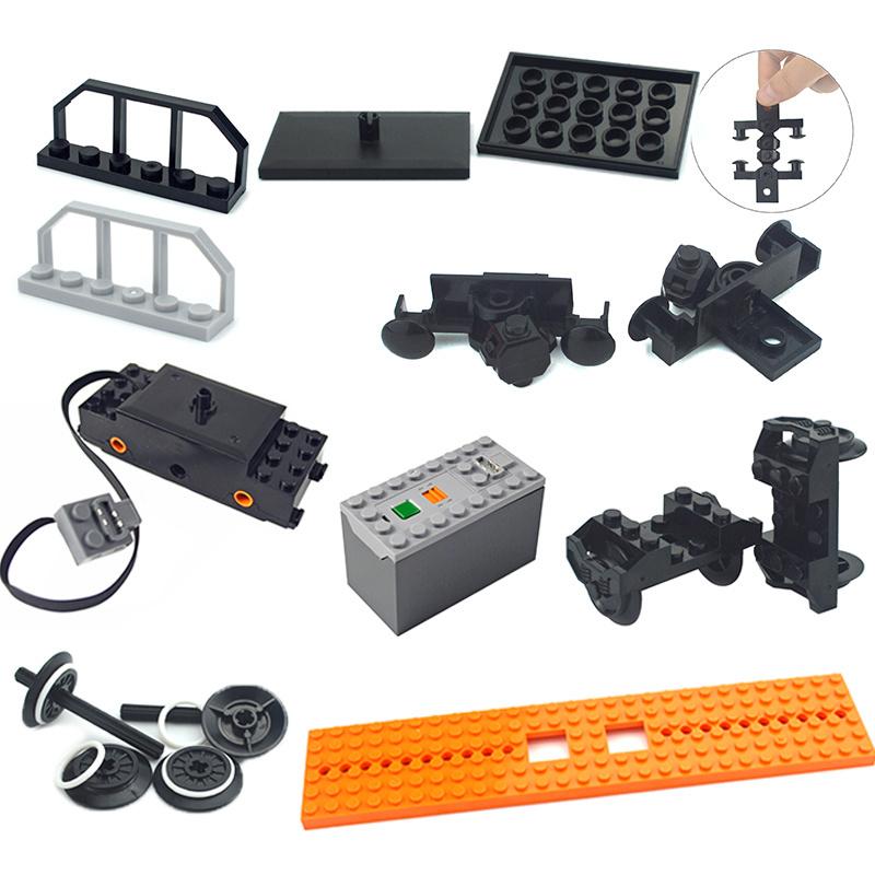 Train Accessories Technical Parts Fence Motor Multi Power Functions Tool Train Motor 57999 92340 PF Model High-tech Blocks