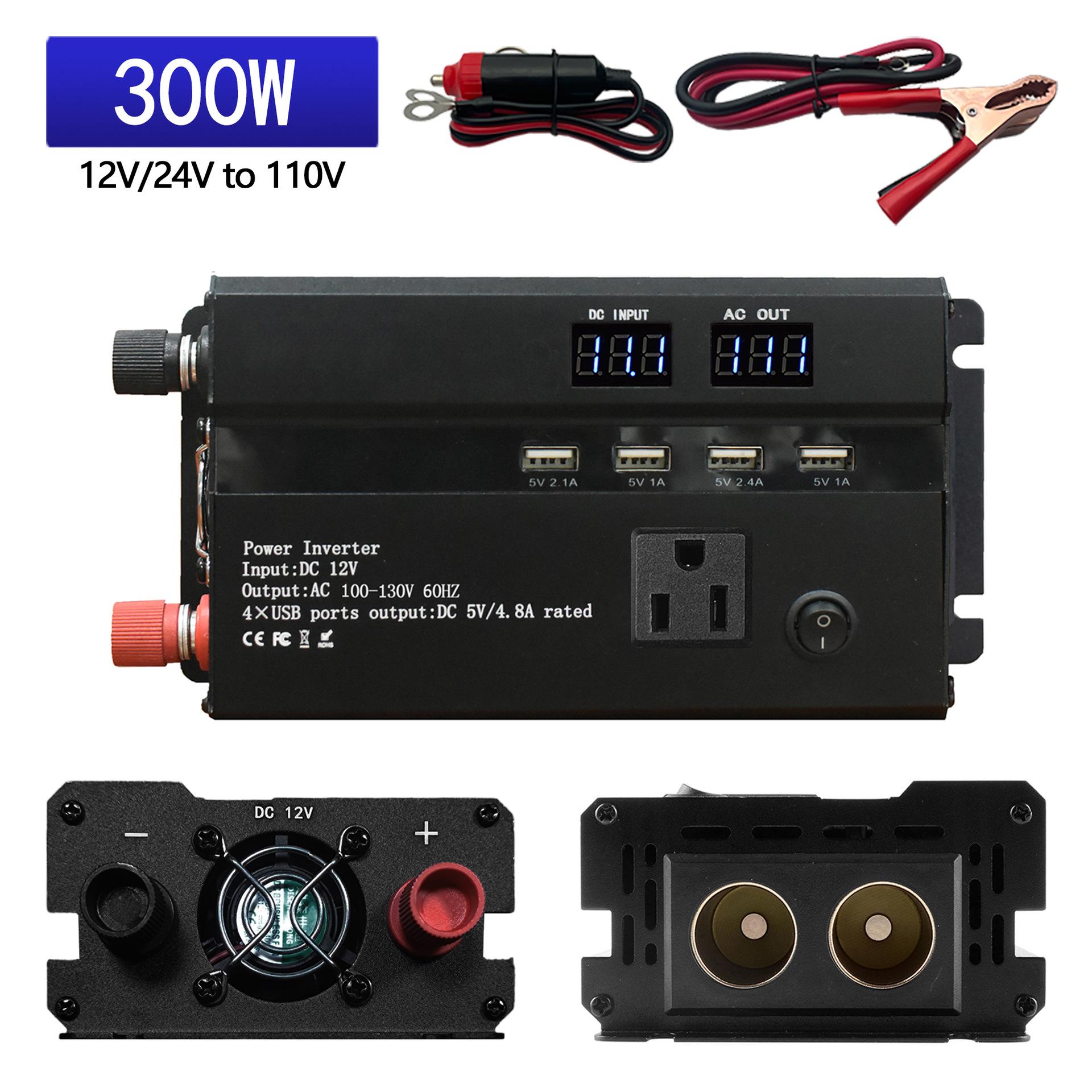 

12 В/24 В до 110 В высокомощный автомобильный инвертор 3000 Вт4000 Вт6000 Вт 12V 350W/3000W