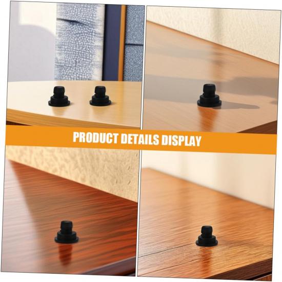 Rubber Replacement Feet for Rice Cooker and Slow Cooker 12Pcs Black Small Rubber Foot Plugs with Anti-Slip Heat ulation and Noise Dampening for