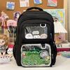 Schoolbag Japanese Transparent Second Dimensional Comic-Con School Bag Student Girl Cartoon Large Capacity Trend Visual Bar Pain Bag