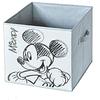 Boîte Cube - DOMOPAK LIVING - Mickey Et Minnie - 32 X 32 X 32 Cm - Plastique - Design Contemporain