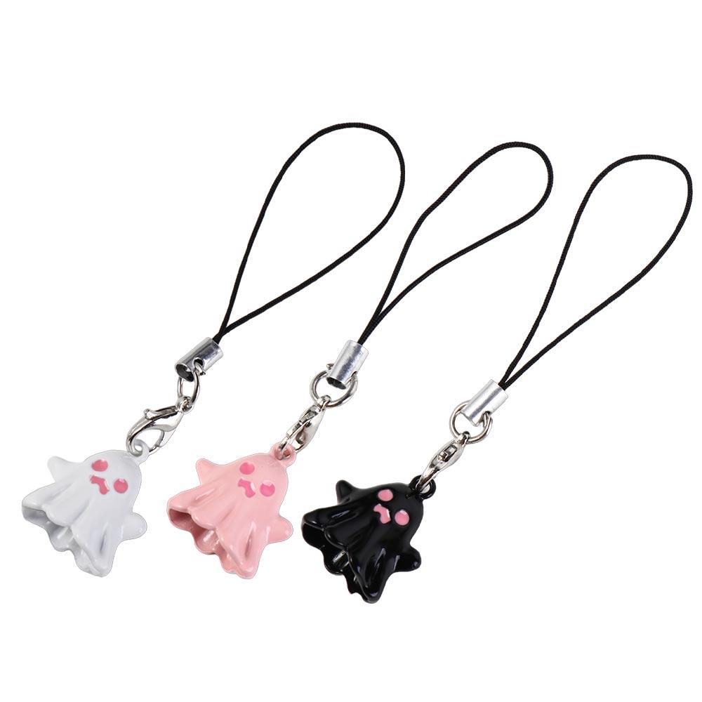 Halloween Ghost Phone Charms Spooky Y2K Phone Strap Fashion Phone Lanyard  Women Girls